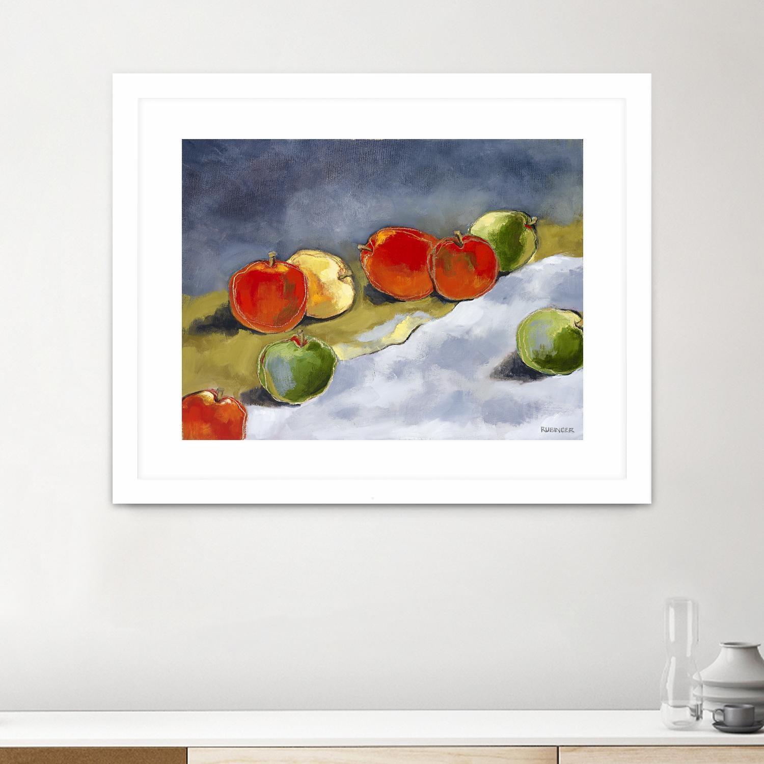 Random Apples by Bram Rubinger on GIANT ART - red still life quebec artists