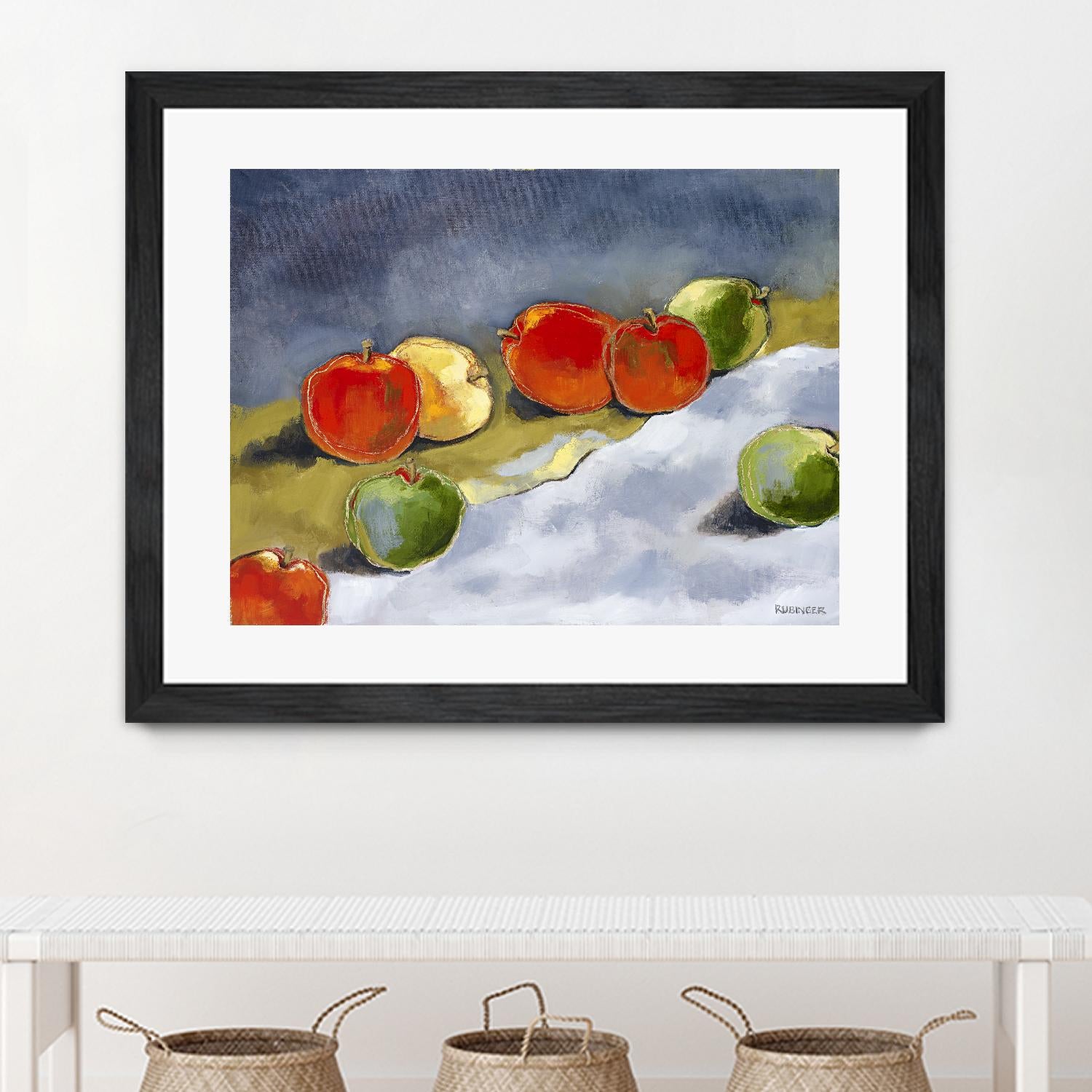 Random Apples by Bram Rubinger on GIANT ART - red still life quebec artists
