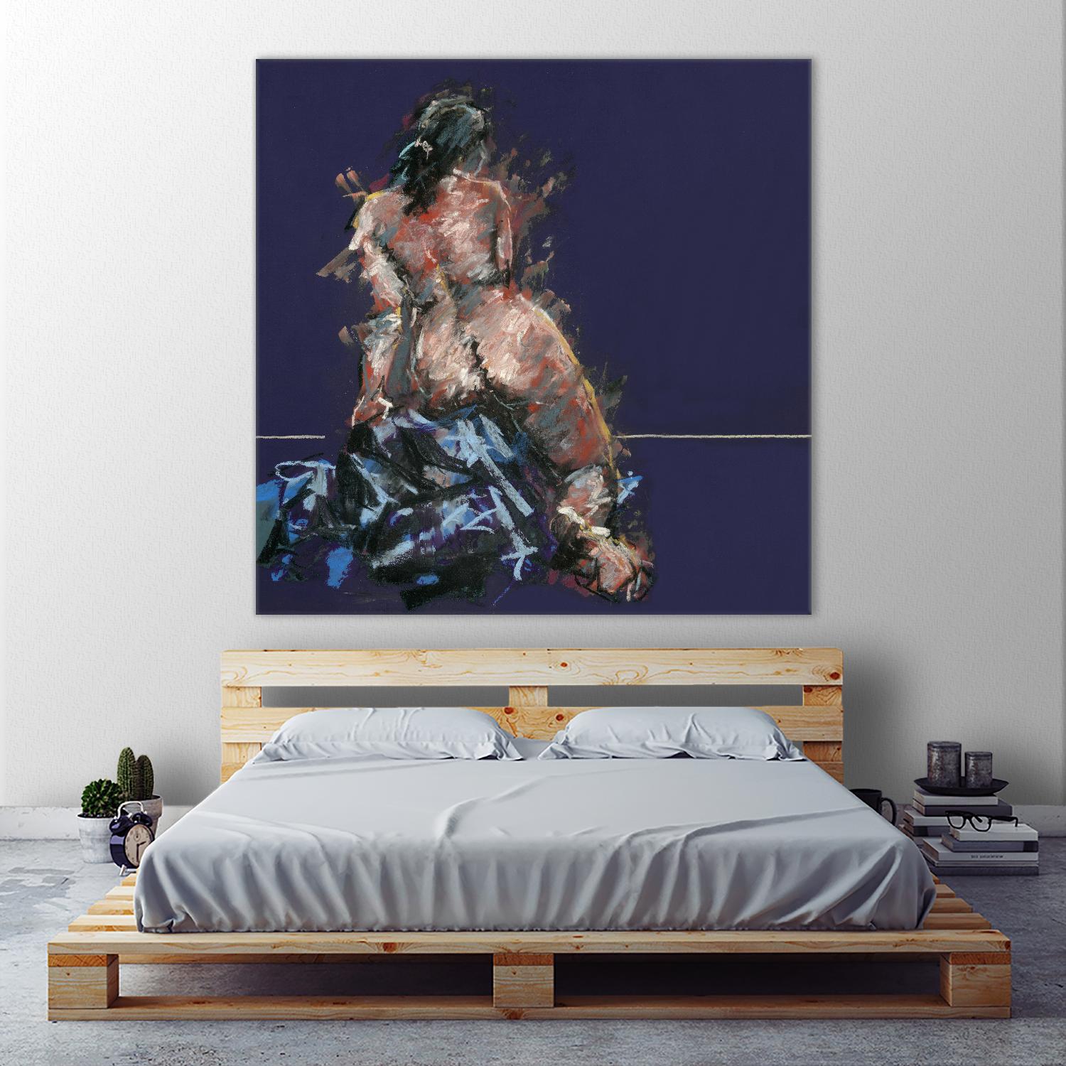 Istel by Jacques Clement on GIANT ART - pink figurative artistes du québec