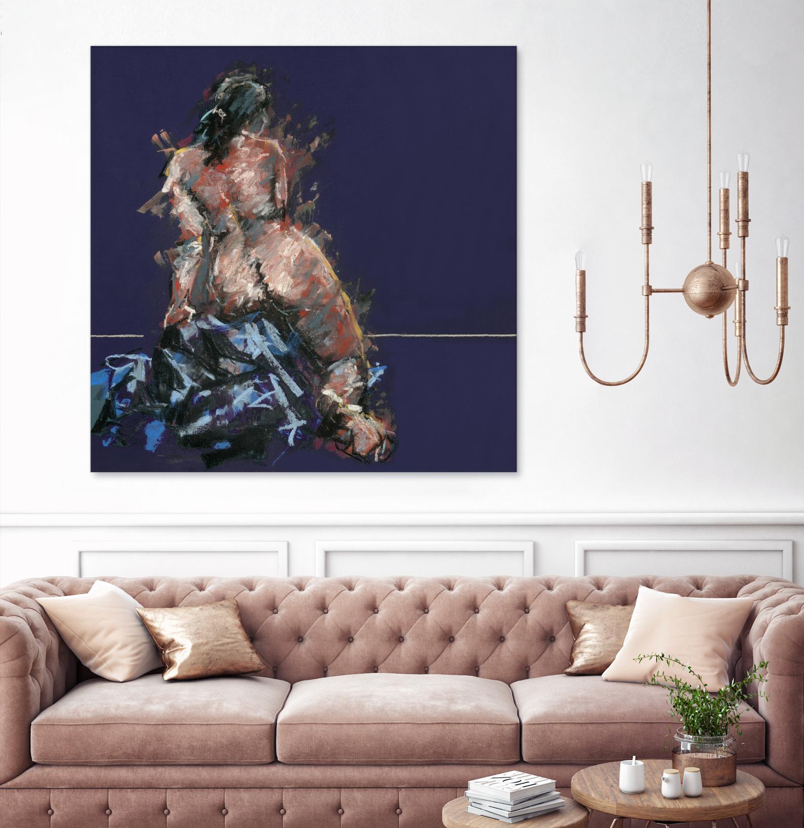 Istel by Jacques Clement on GIANT ART - pink figurative artistes du québec