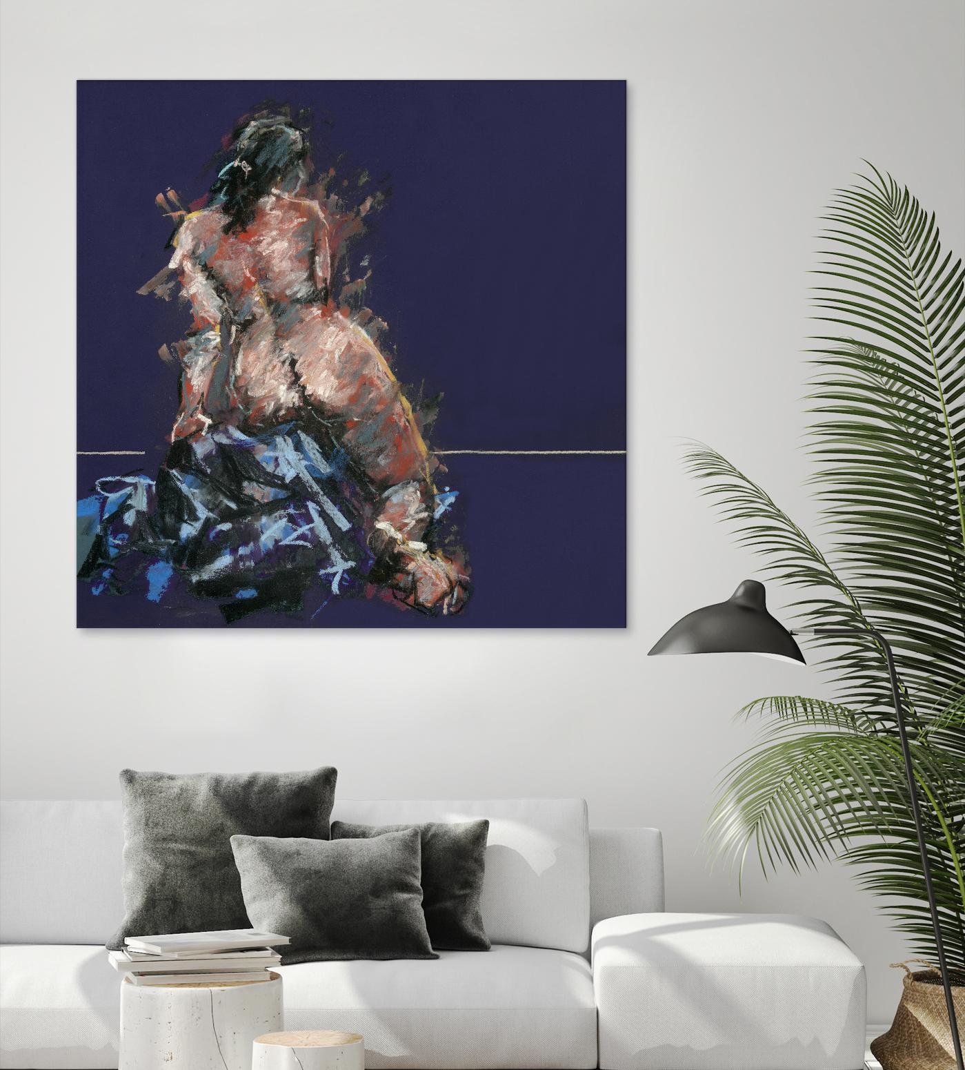 Istel by Jacques Clement on GIANT ART - pink figurative artistes du québec