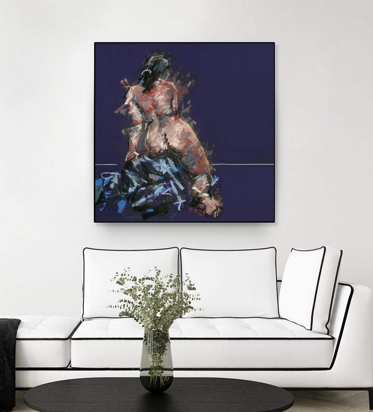 Istel by Jacques Clement on GIANT ART - pink figurative artistes du québec