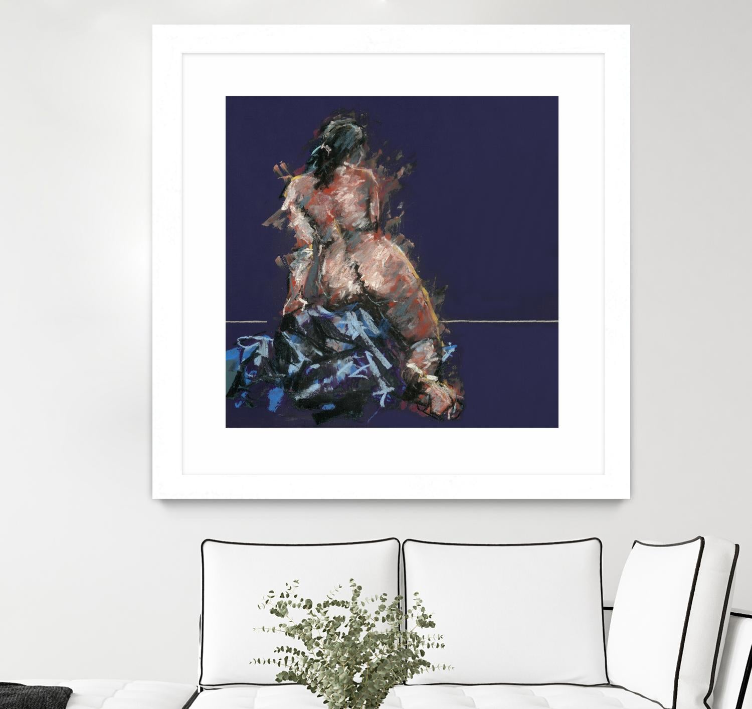 Istel by Jacques Clement on GIANT ART - pink figurative artistes du québec