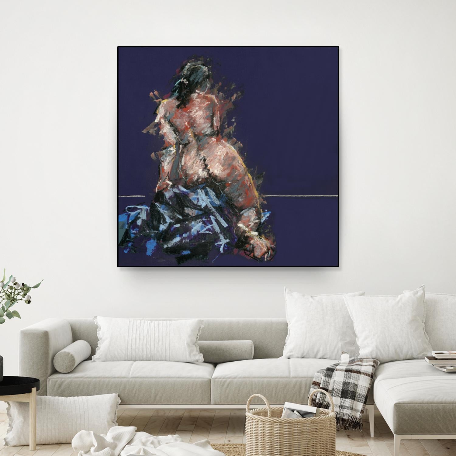 Istel by Jacques Clement on GIANT ART - pink figurative artistes du québec