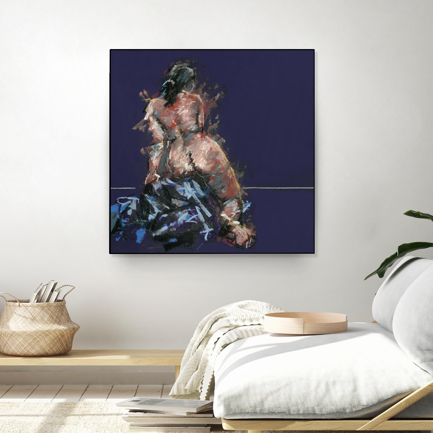 Istel by Jacques Clement on GIANT ART - pink figurative artistes du québec