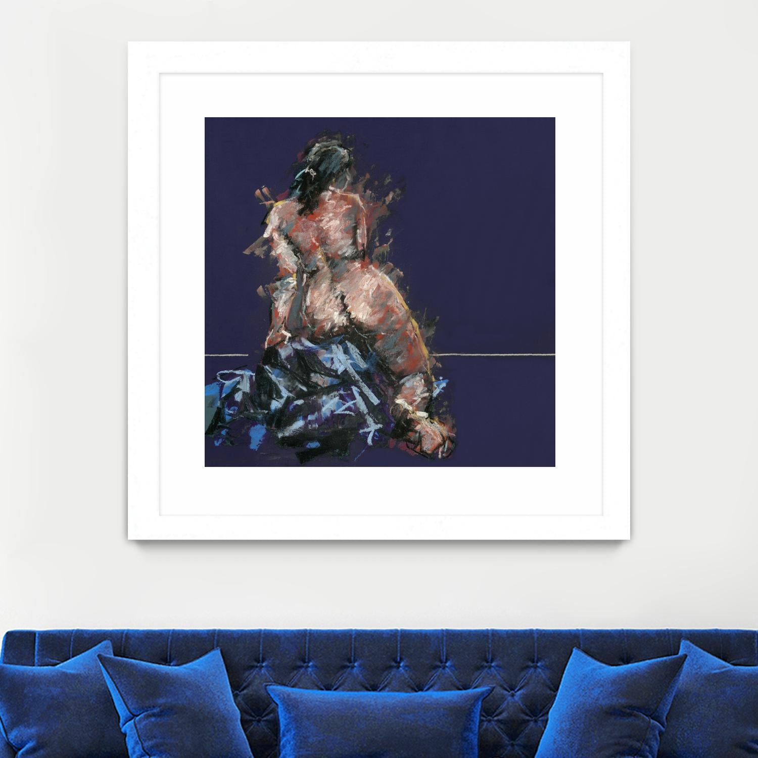 Istel by Jacques Clement on GIANT ART - pink figurative artistes du québec