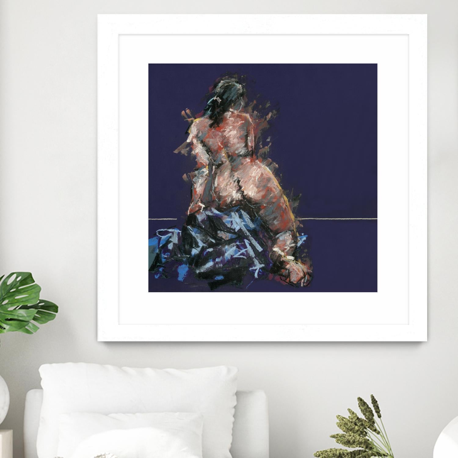 Istel by Jacques Clement on GIANT ART - pink figurative artistes du québec