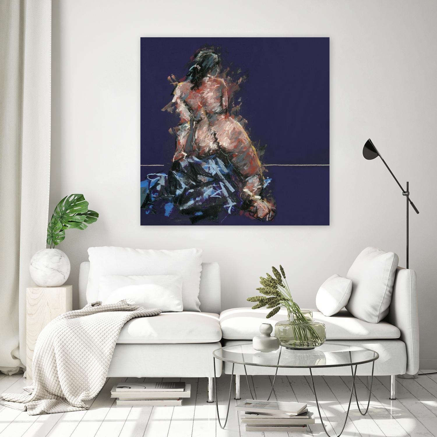 Istel by Jacques Clement on GIANT ART - pink figurative artistes du québec