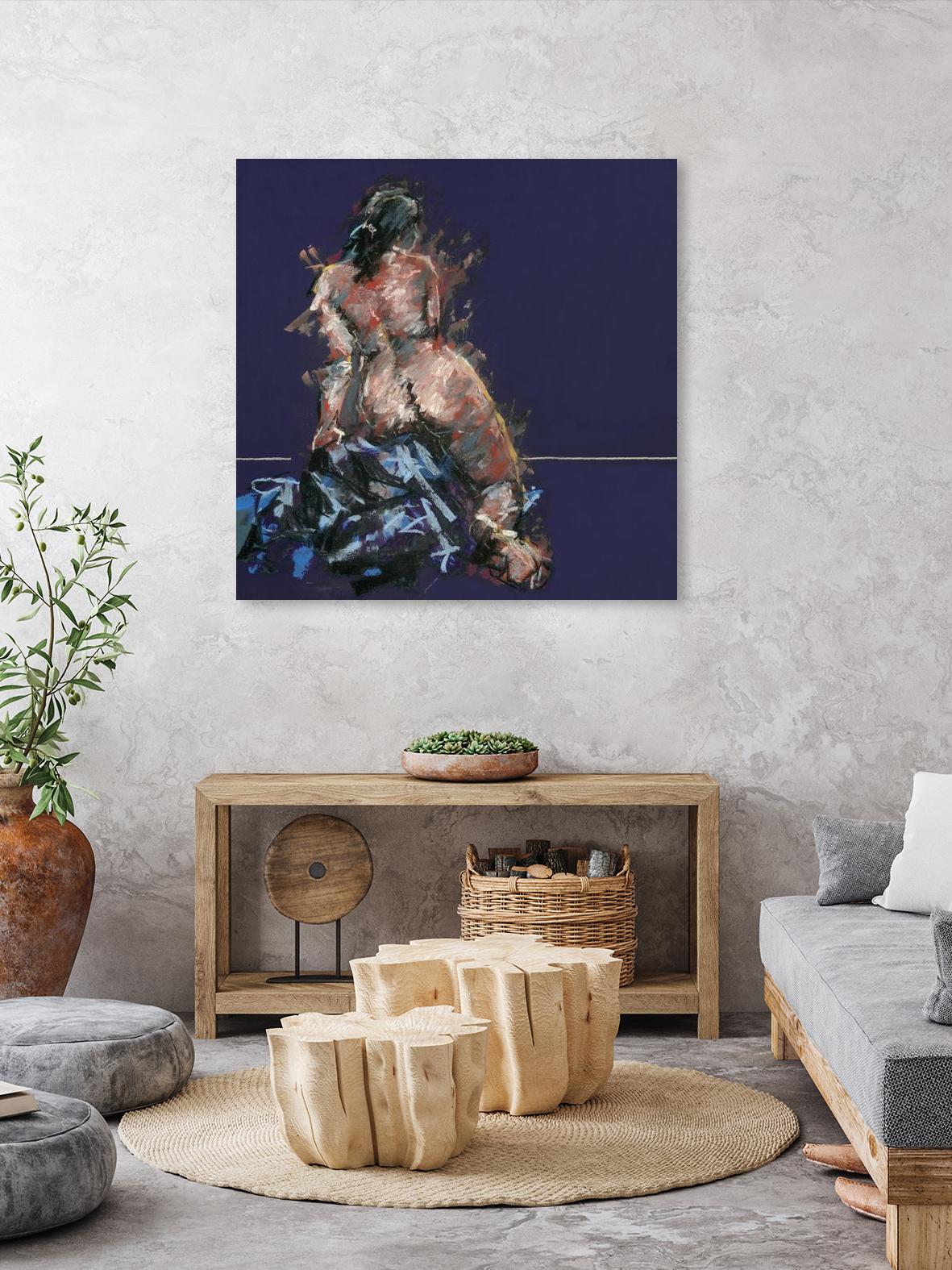 Istel by Jacques Clement on GIANT ART - pink figurative artistes du québec