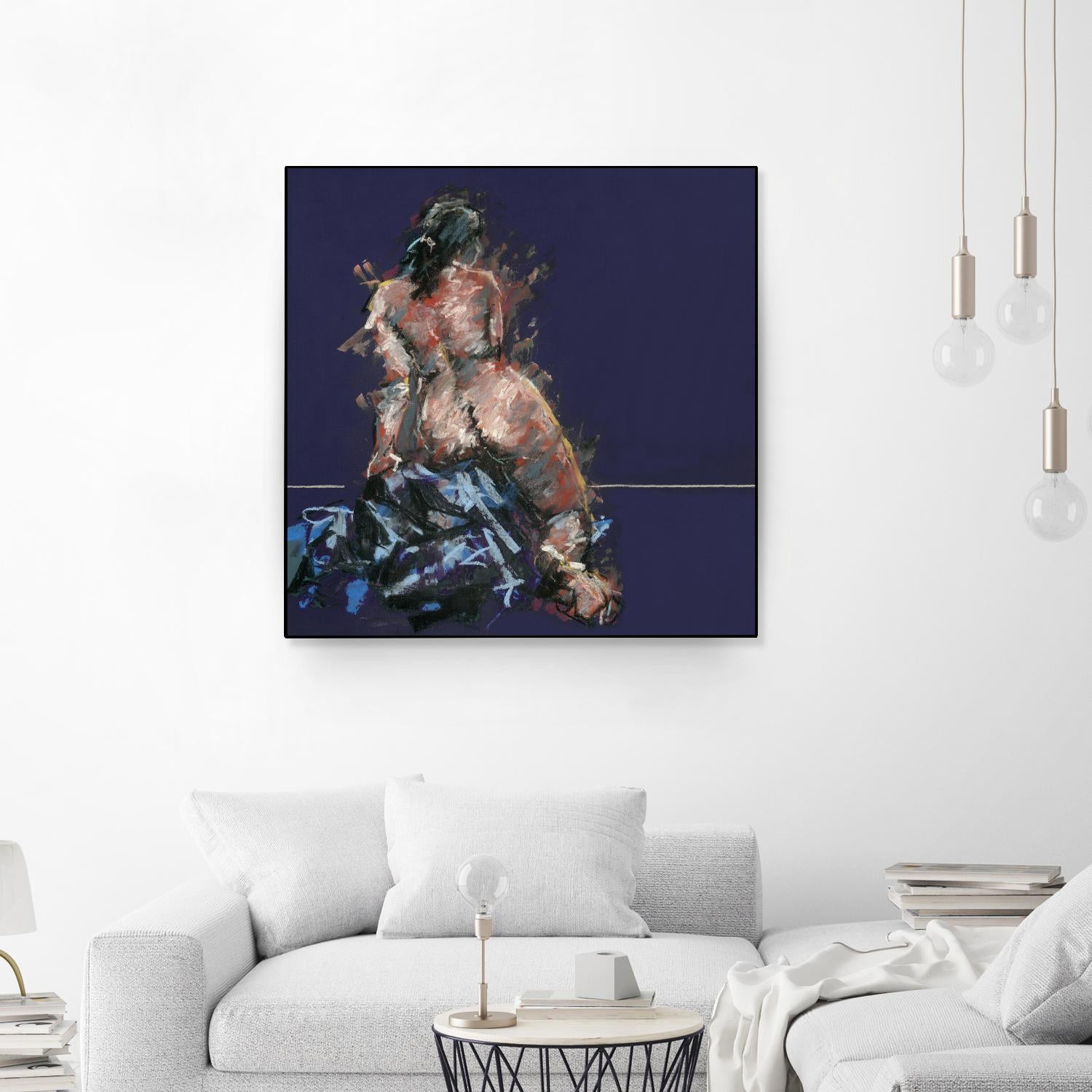 Istel by Jacques Clement on GIANT ART - pink figurative artistes du québec