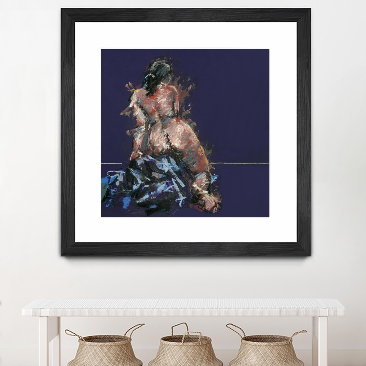 Istel by Jacques Clement on GIANT ART - pink figurative artistes du québec