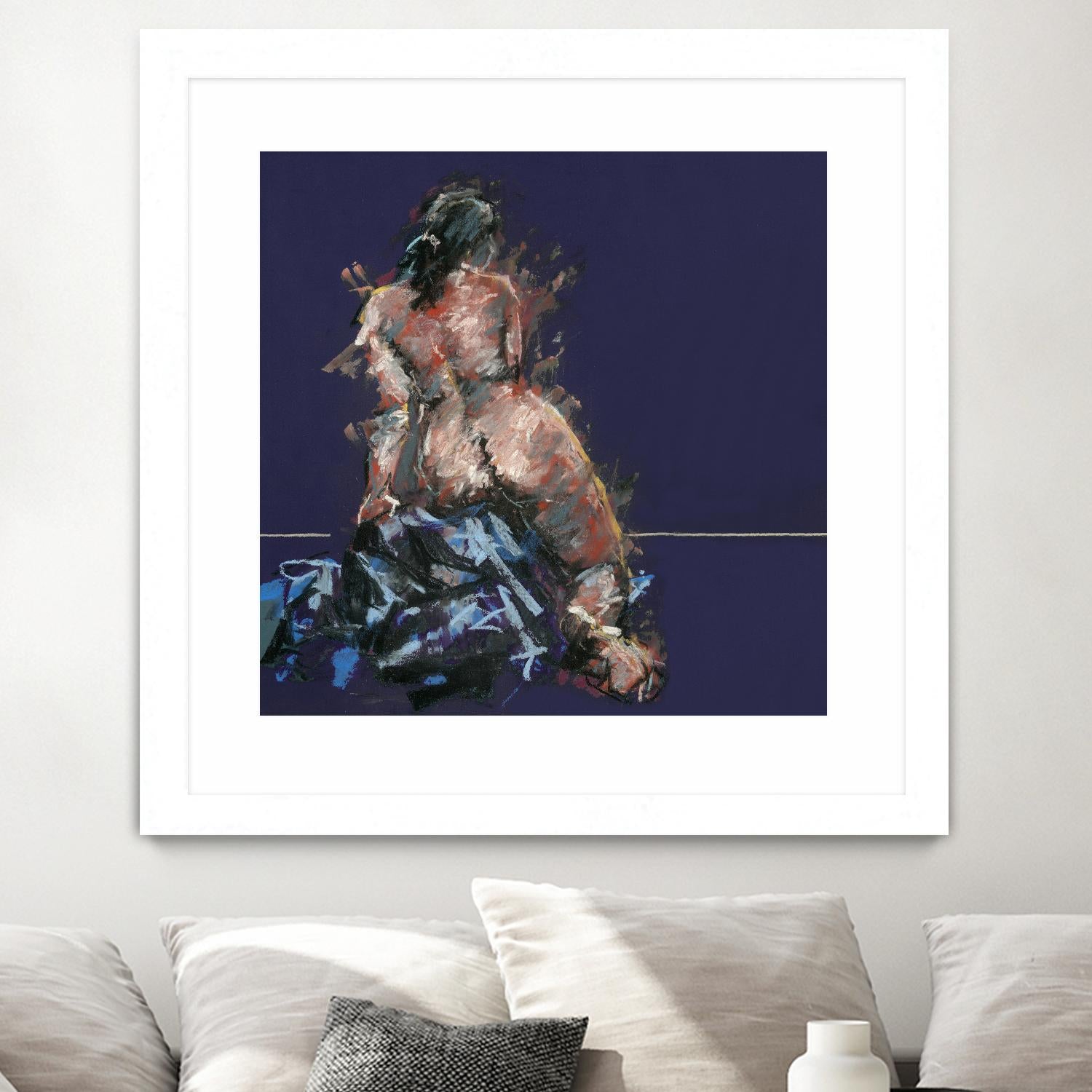 Istel by Jacques Clement on GIANT ART - pink figurative artistes du québec