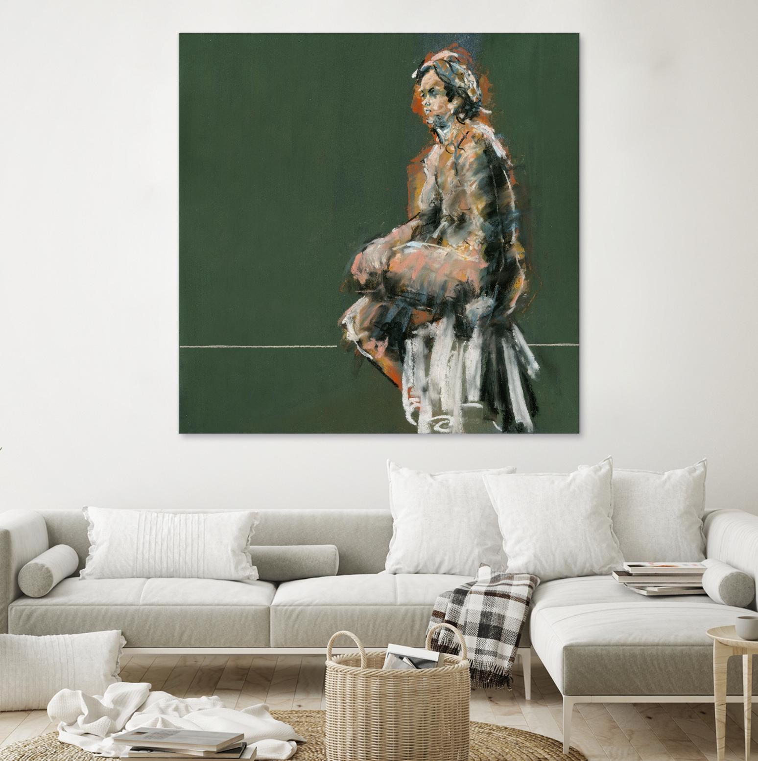 Lerma by Jacques Clement on GIANT ART - green figurative artistes du québec