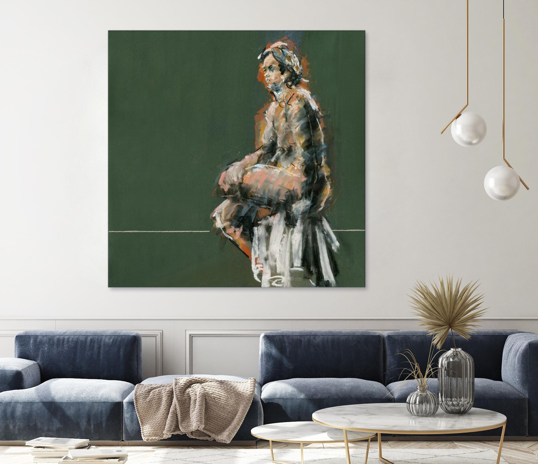 Lerma by Jacques Clement on GIANT ART - green figurative artistes du québec