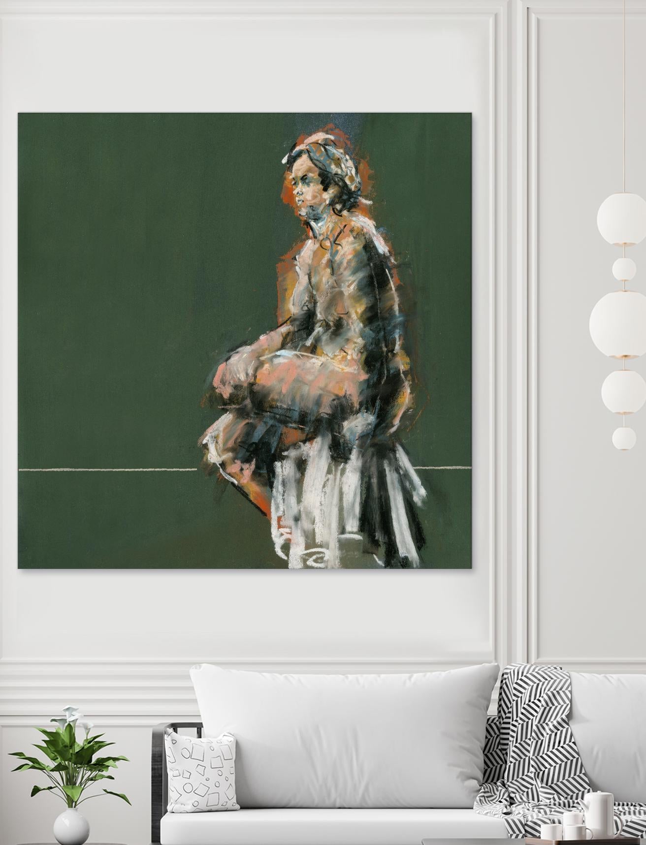 Lerma by Jacques Clement on GIANT ART - green figurative artistes du québec