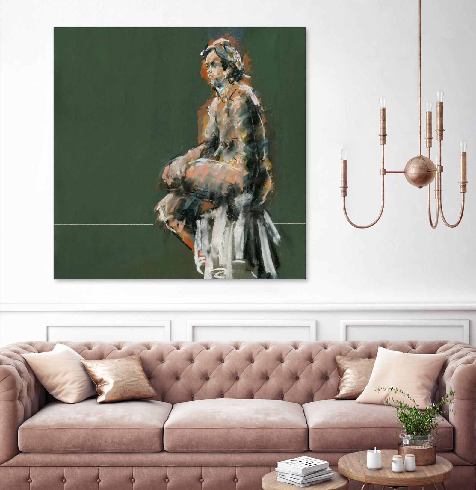 Lerma by Jacques Clement on GIANT ART - green figurative artistes du québec