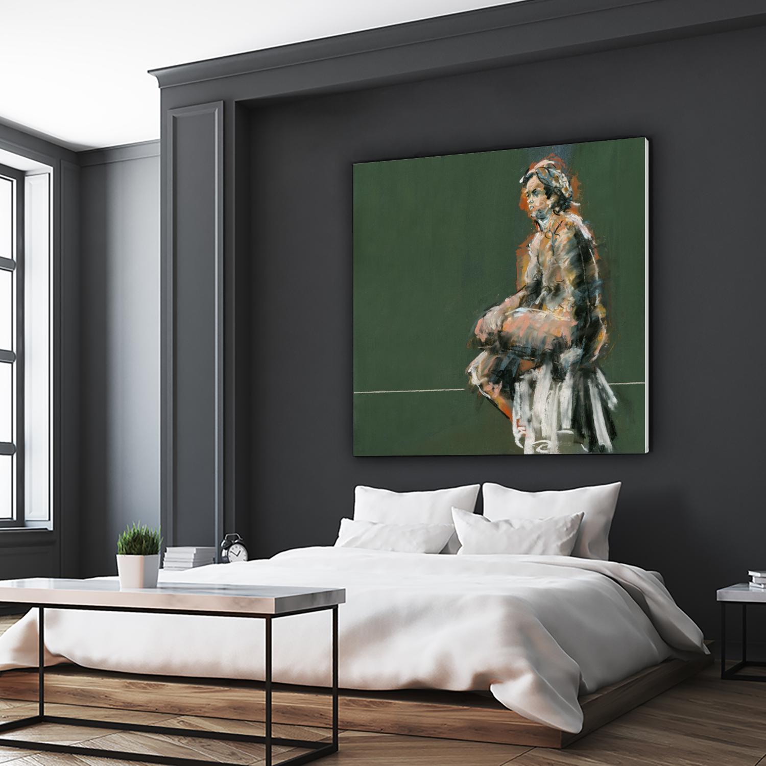 Lerma by Jacques Clement on GIANT ART - green figurative artistes du québec