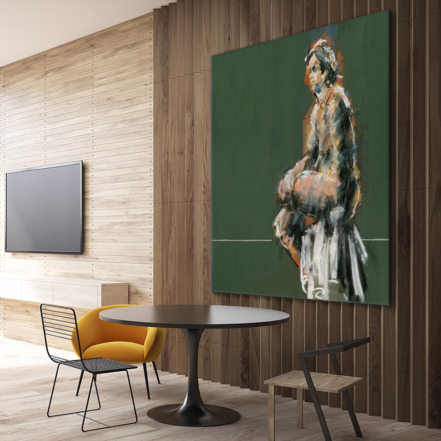 Lerma by Jacques Clement on GIANT ART - green figurative artistes du québec