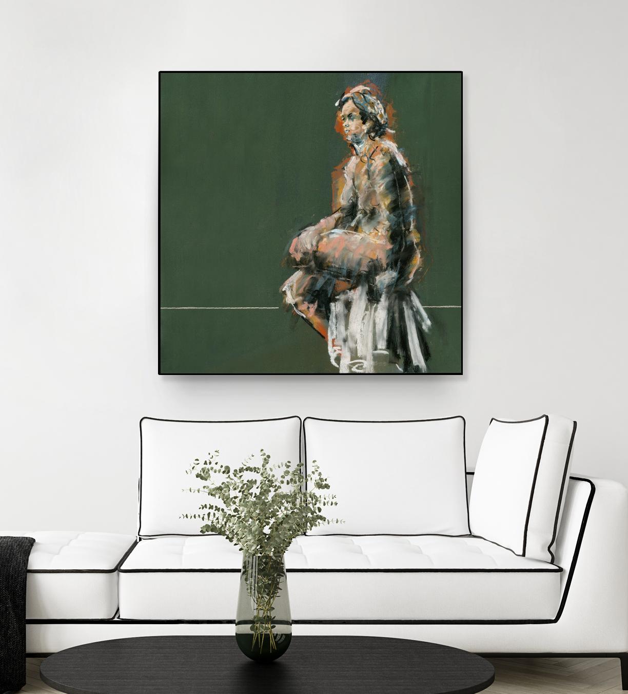 Lerma by Jacques Clement on GIANT ART - green figurative artistes du québec