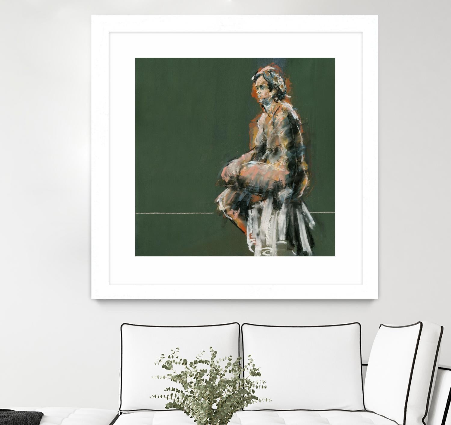 Lerma by Jacques Clement on GIANT ART - green figurative artistes du québec