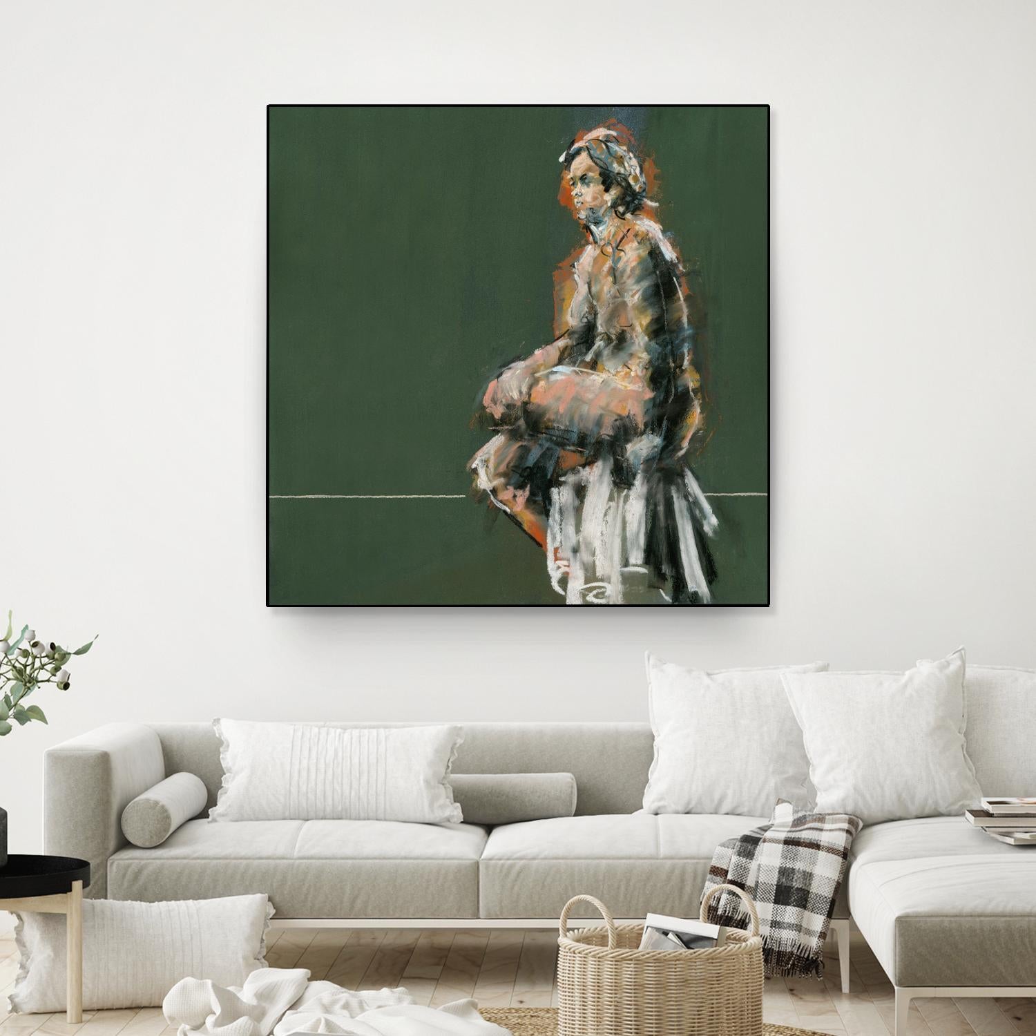 Lerma by Jacques Clement on GIANT ART - green figurative artistes du québec