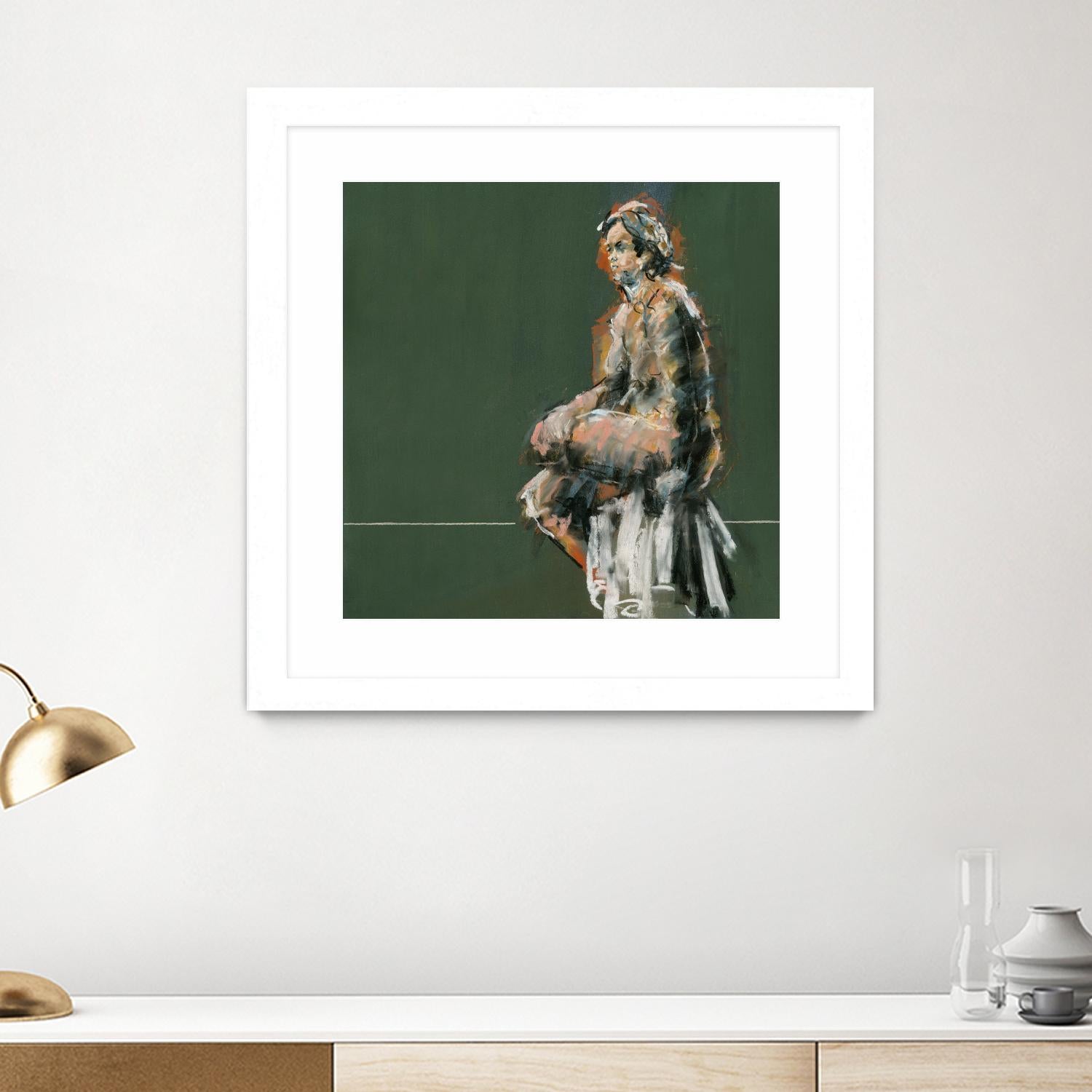 Lerma by Jacques Clement on GIANT ART - green figurative artistes du québec