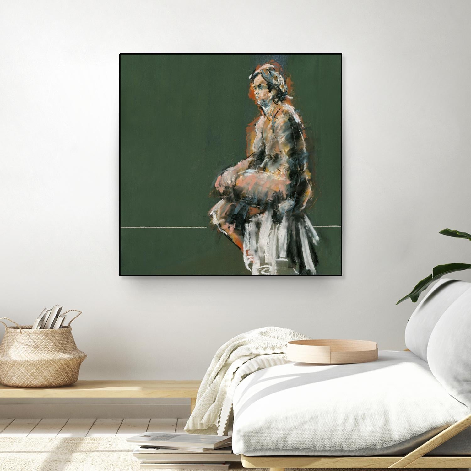 Lerma by Jacques Clement on GIANT ART - green figurative artistes du québec