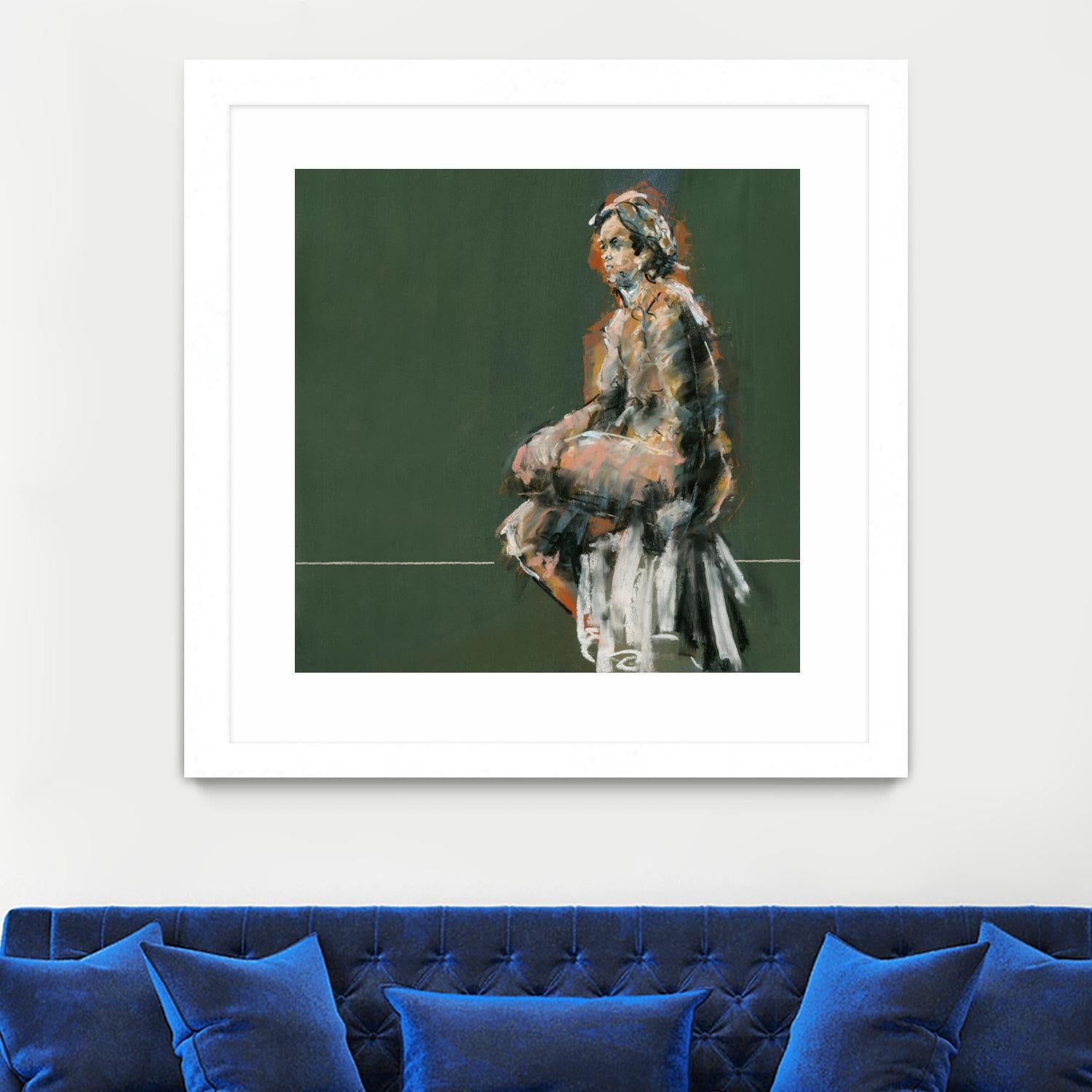 Lerma by Jacques Clement on GIANT ART - green figurative artistes du québec