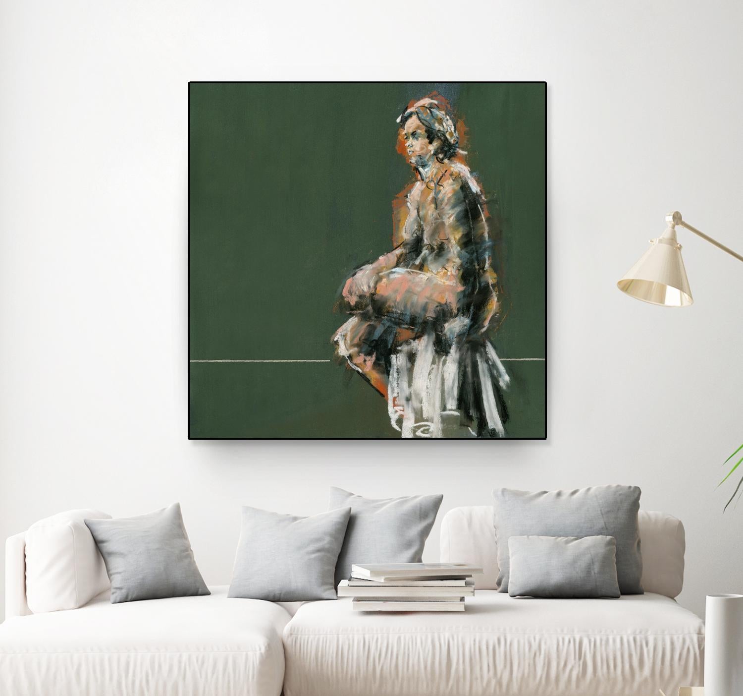 Lerma by Jacques Clement on GIANT ART - green figurative artistes du québec