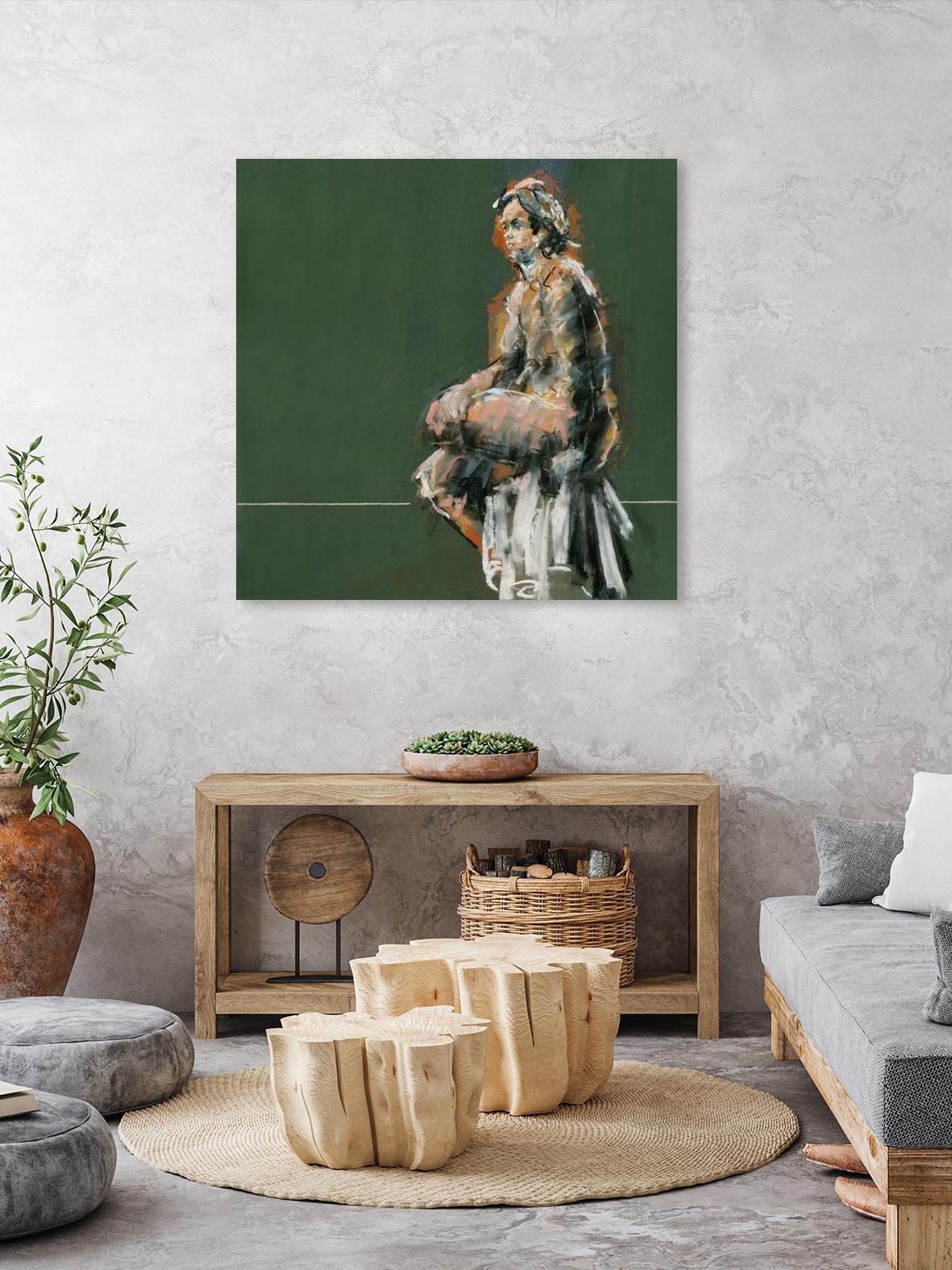 Lerma by Jacques Clement on GIANT ART - green figurative artistes du québec