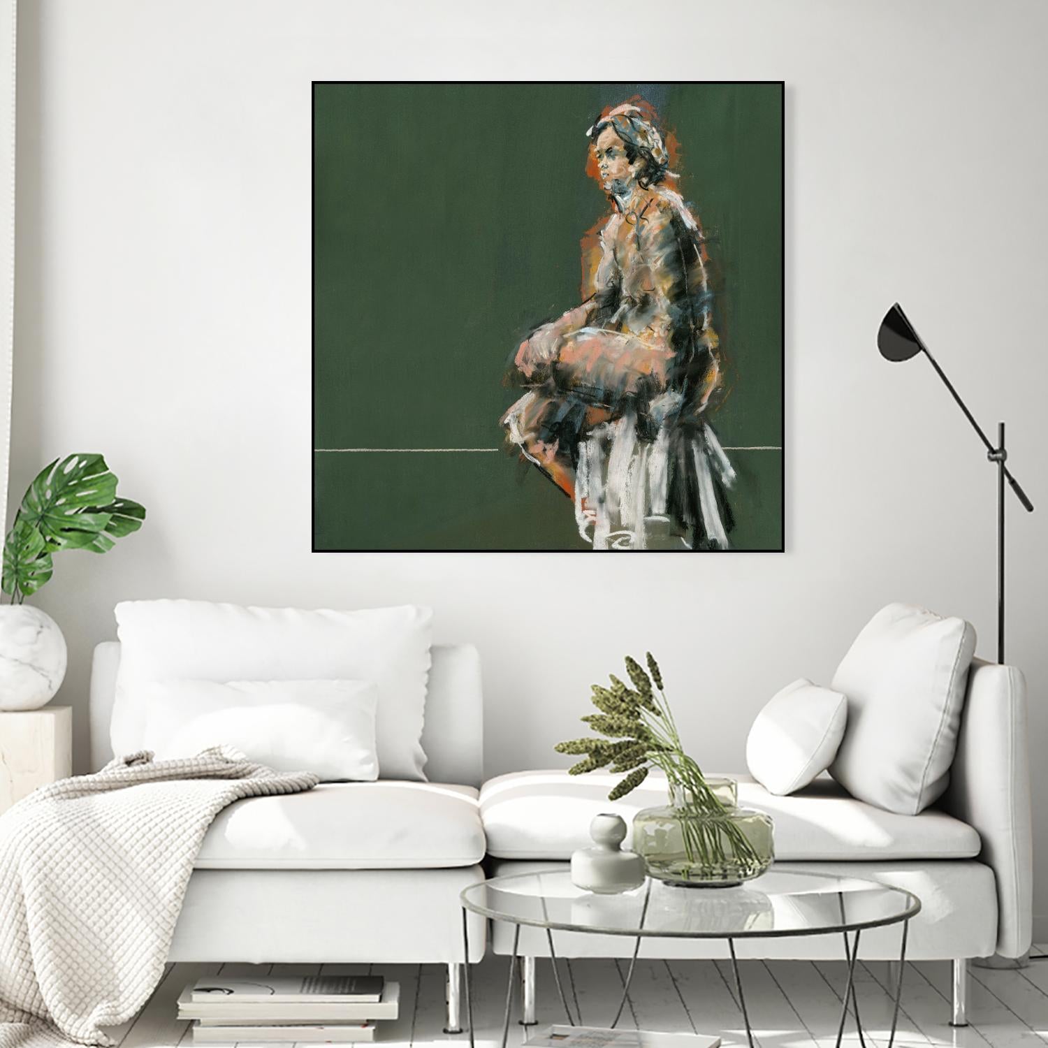 Lerma by Jacques Clement on GIANT ART - green figurative artistes du québec