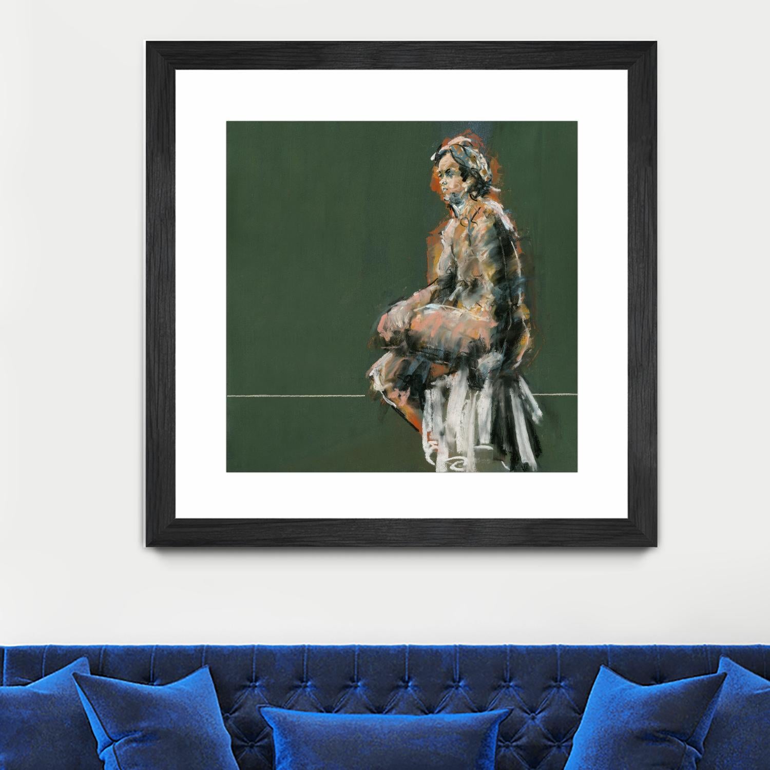 Lerma by Jacques Clement on GIANT ART - green figurative artistes du québec