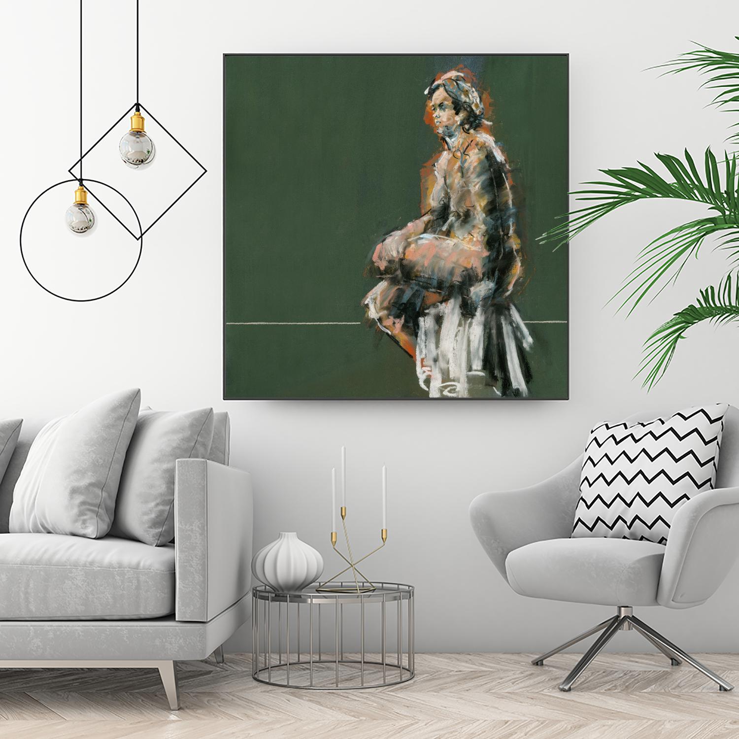 Lerma by Jacques Clement on GIANT ART - green figurative artistes du québec