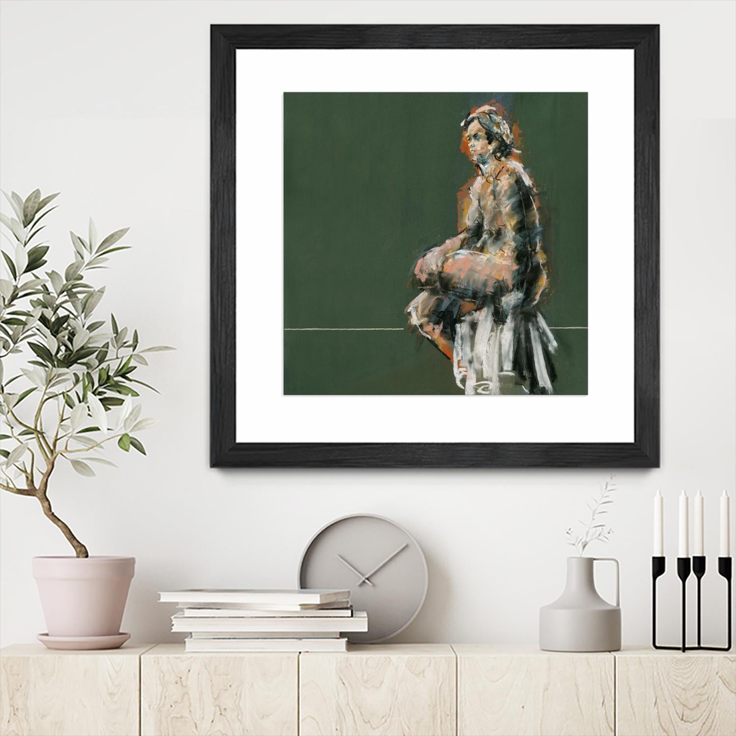 Lerma by Jacques Clement on GIANT ART - green figurative artistes du québec