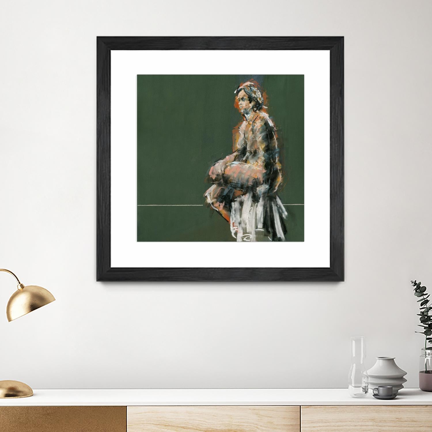 Lerma by Jacques Clement on GIANT ART - green figurative artistes du québec