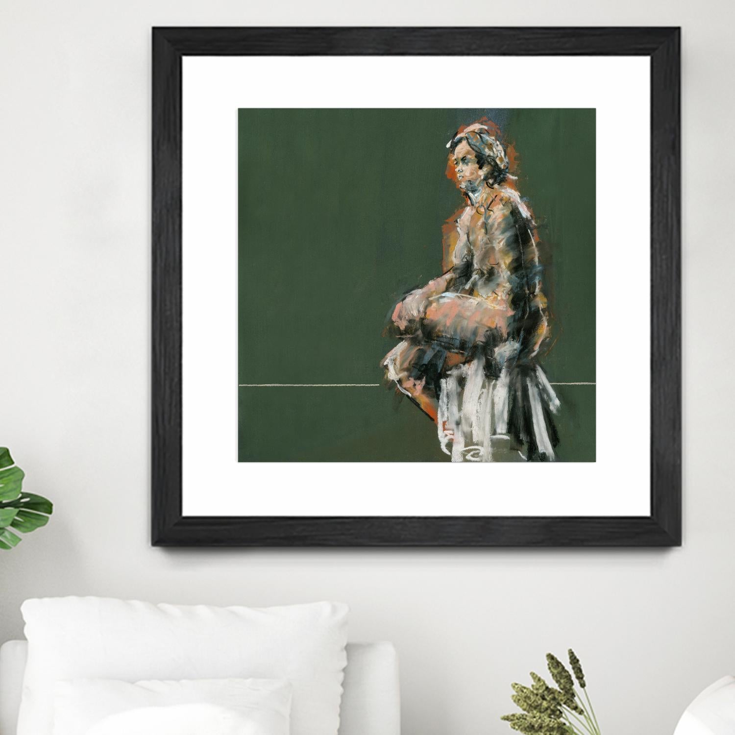 Lerma by Jacques Clement on GIANT ART - green figurative artistes du québec