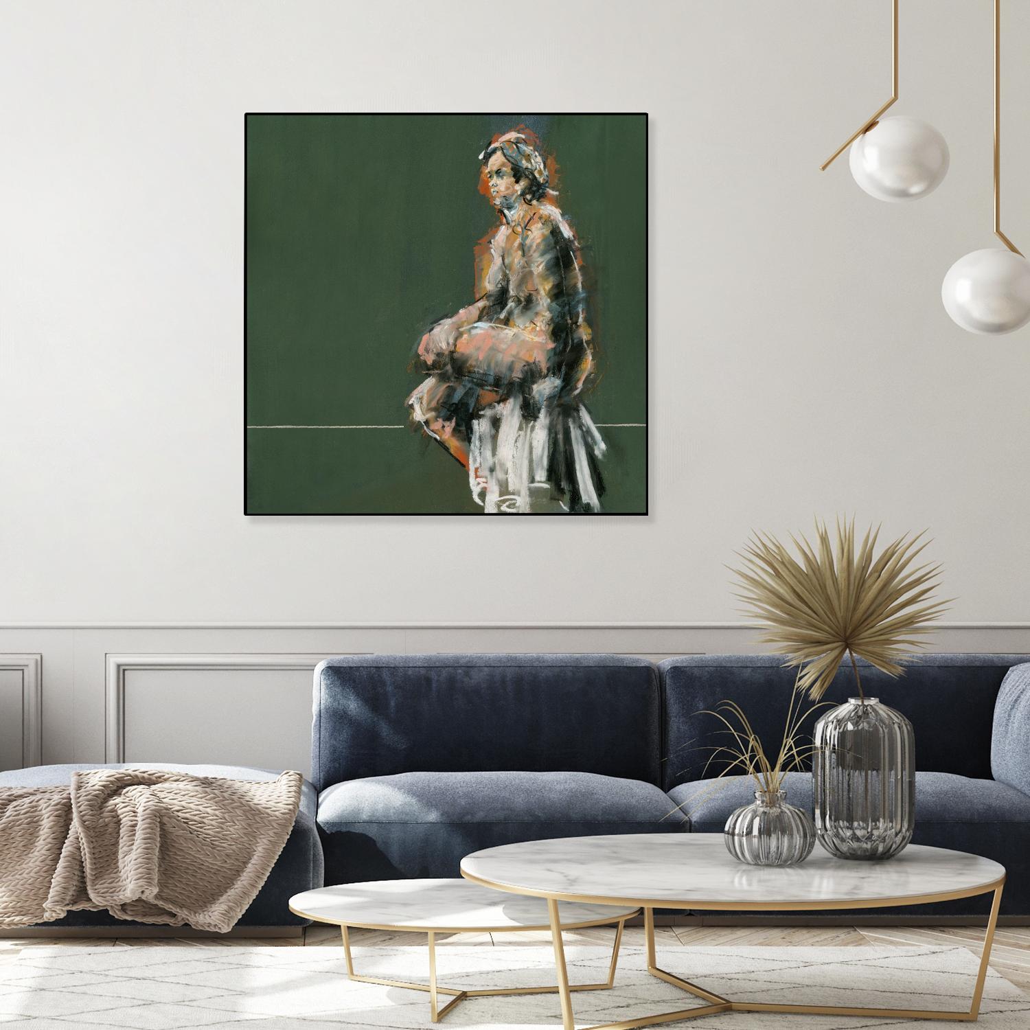 Lerma by Jacques Clement on GIANT ART - green figurative artistes du québec