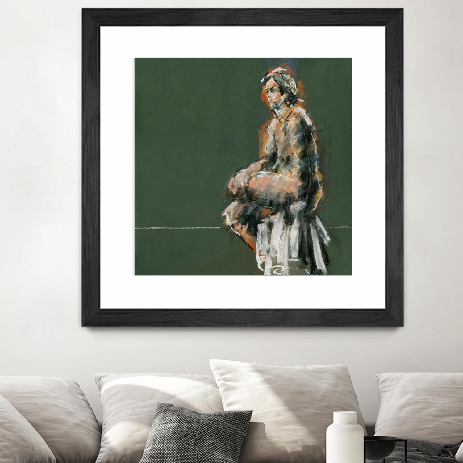 Lerma by Jacques Clement on GIANT ART - green figurative artistes du québec