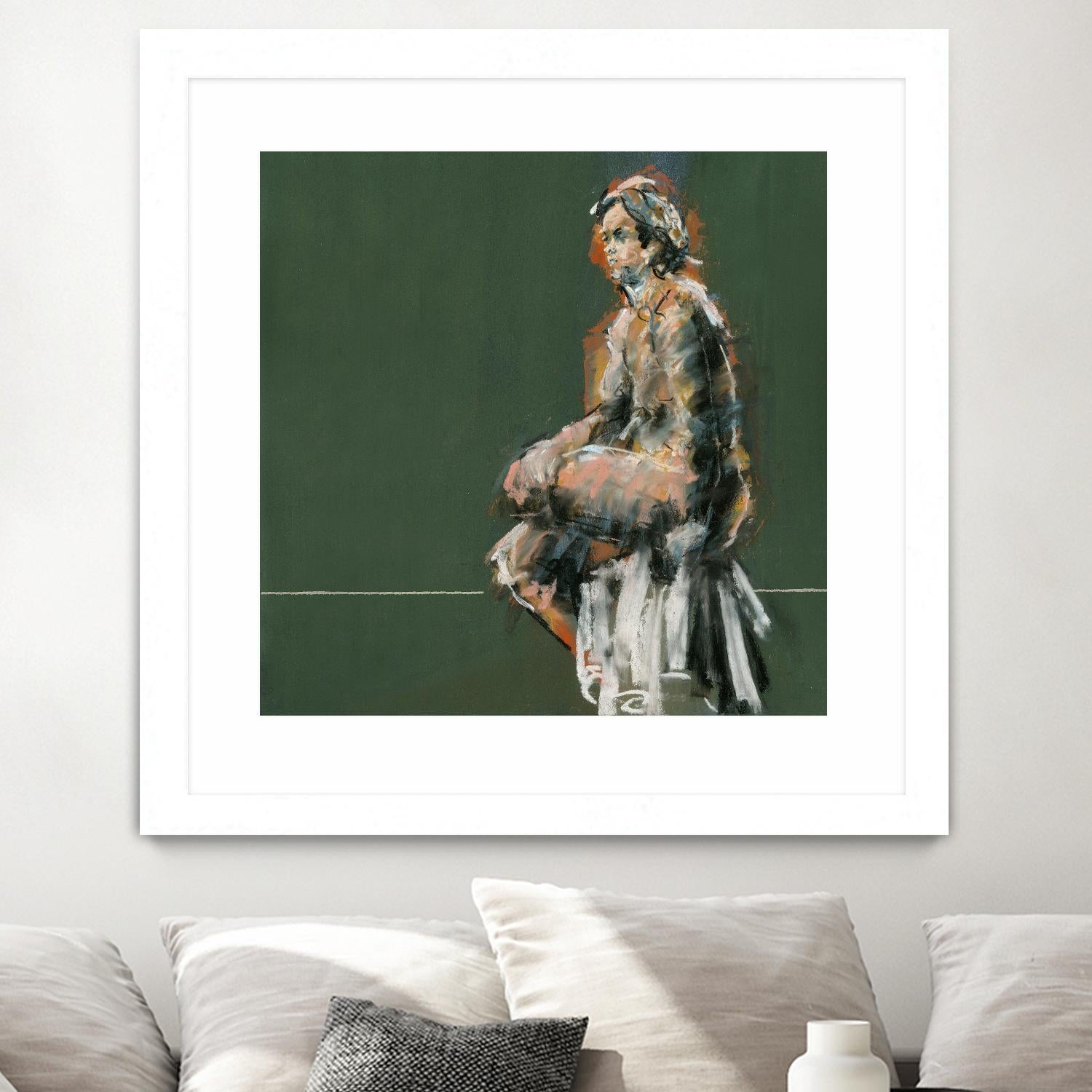 Lerma by Jacques Clement on GIANT ART - green figurative artistes du québec