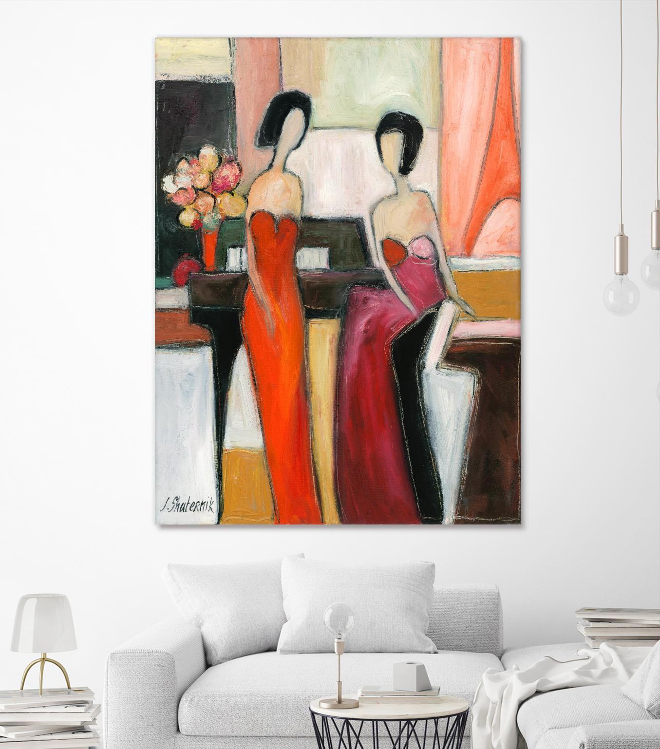 Musician and artist by Julia Shaternik on GIANT ART - red piano