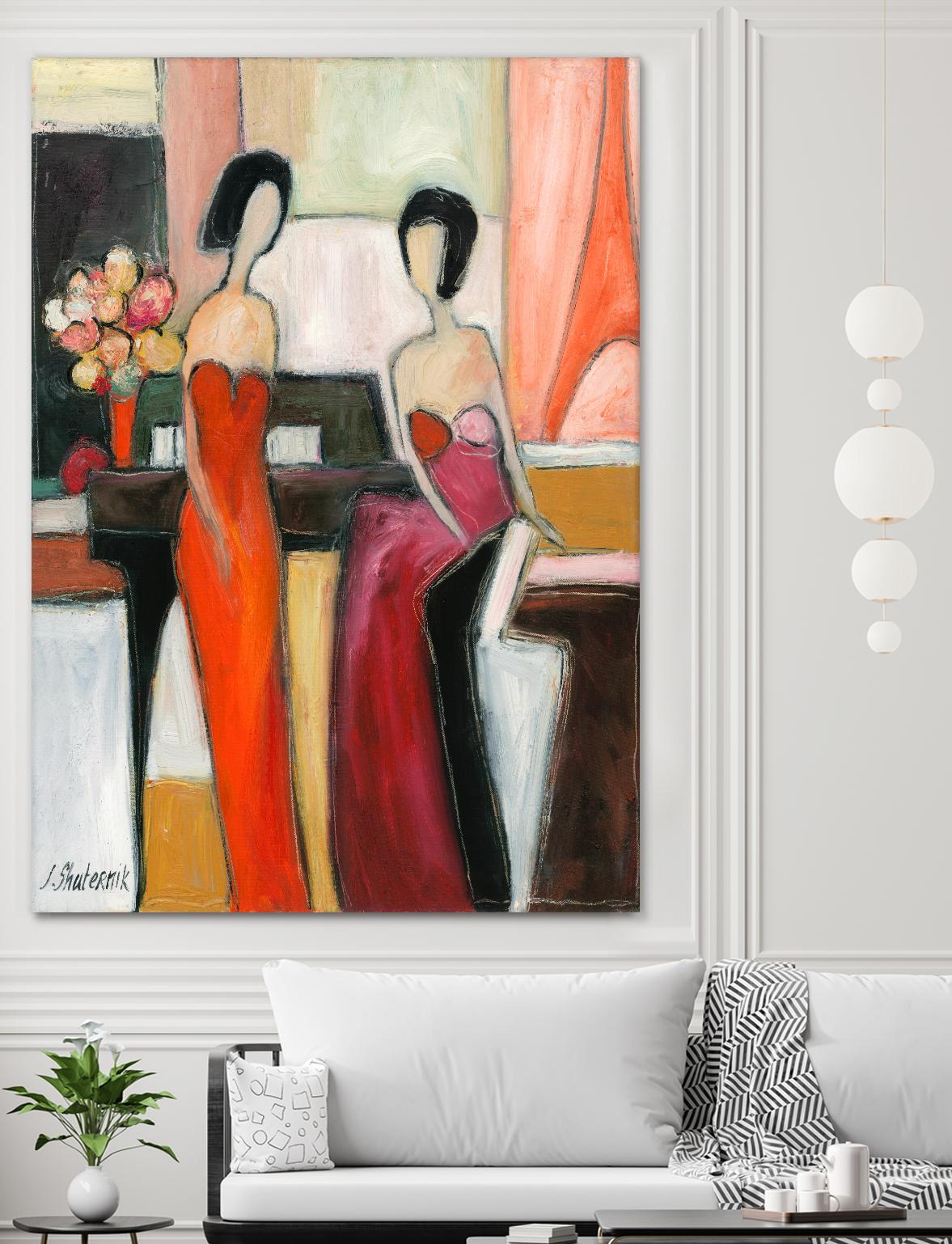 Musician and artist by Julia Shaternik on GIANT ART - red piano