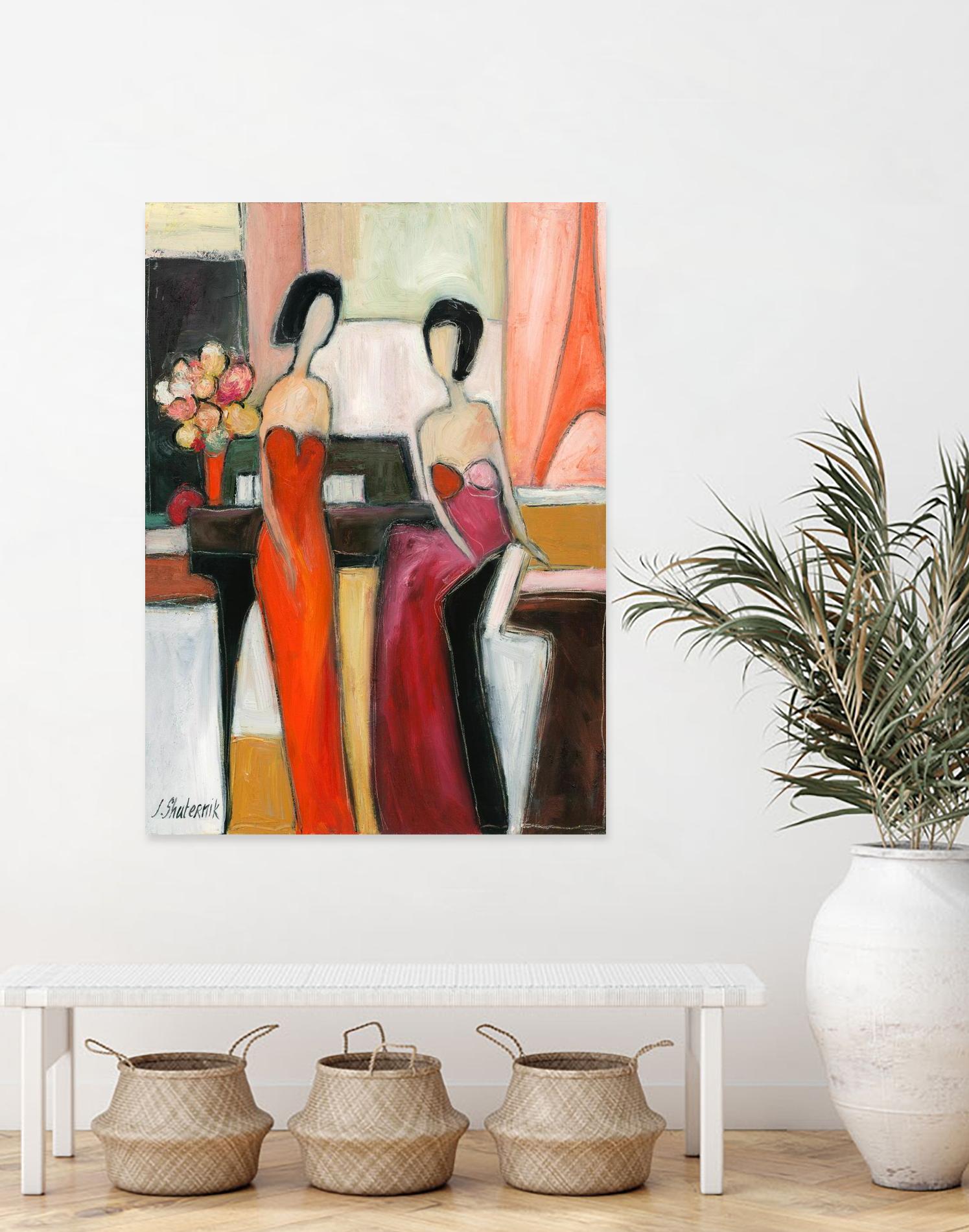 Musician and artist by Julia Shaternik on GIANT ART - red piano