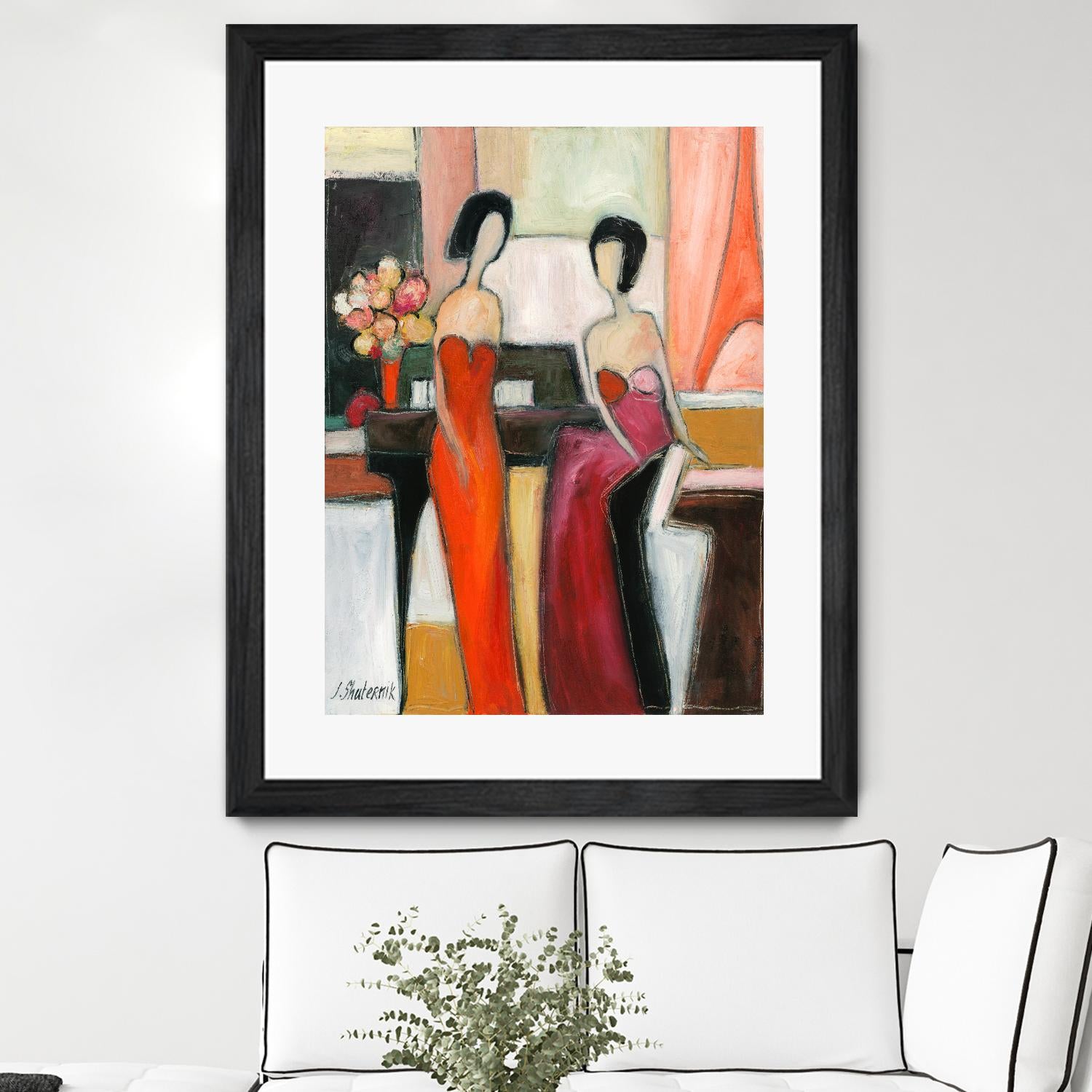 Musician and artist by Julia Shaternik on GIANT ART - red piano