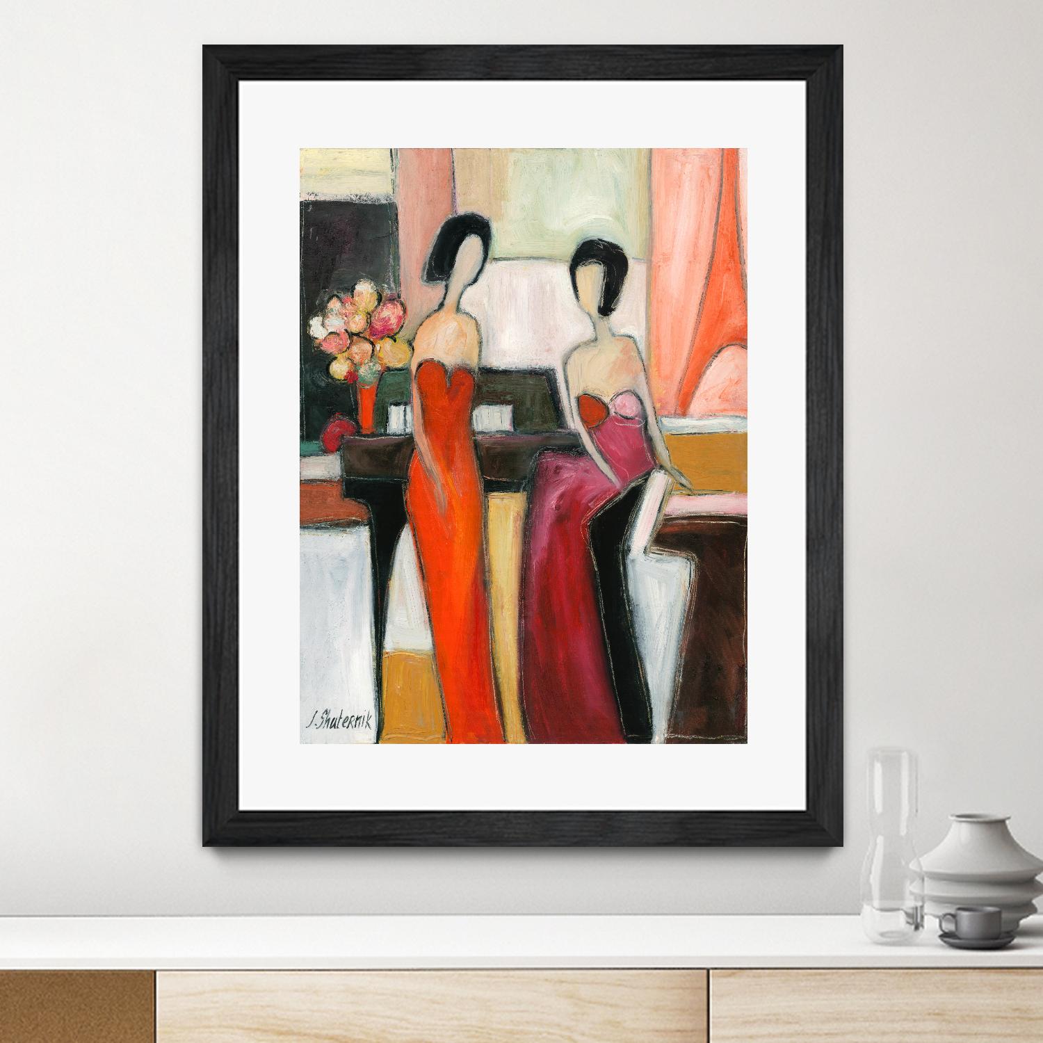 Musician and artist by Julia Shaternik on GIANT ART - red piano