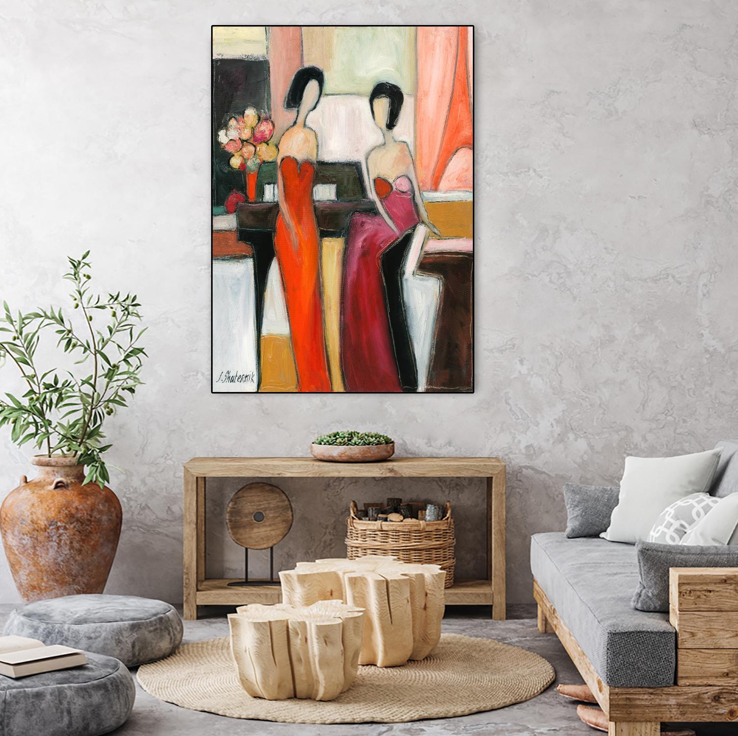 Musician and artist by Julia Shaternik on GIANT ART - red piano