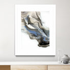 Green And Blue Wave by Alyson Mccrink on GIANT ART - grey abstract volage