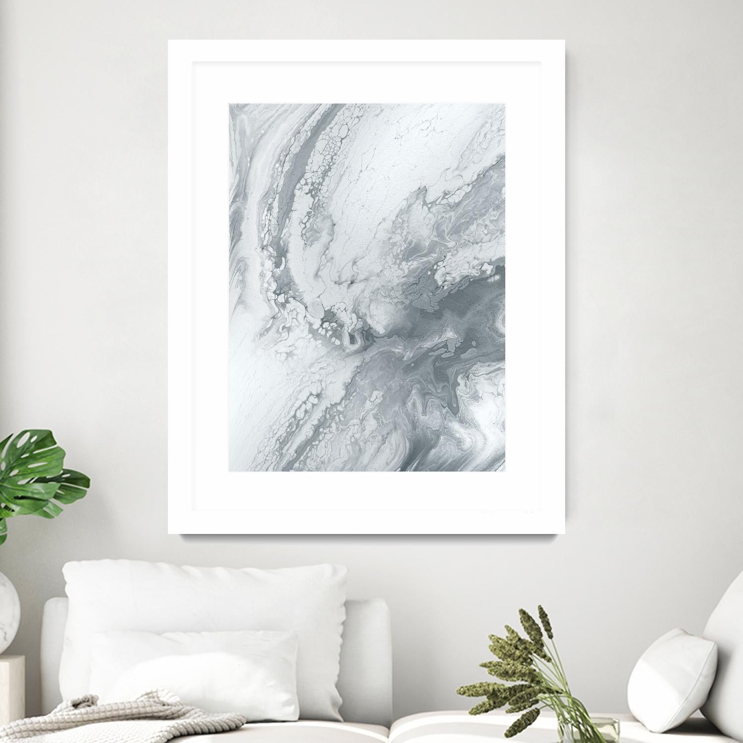 Magnetic by Alyson Mccrink on GIANT ART - grey black & white ton sur ton