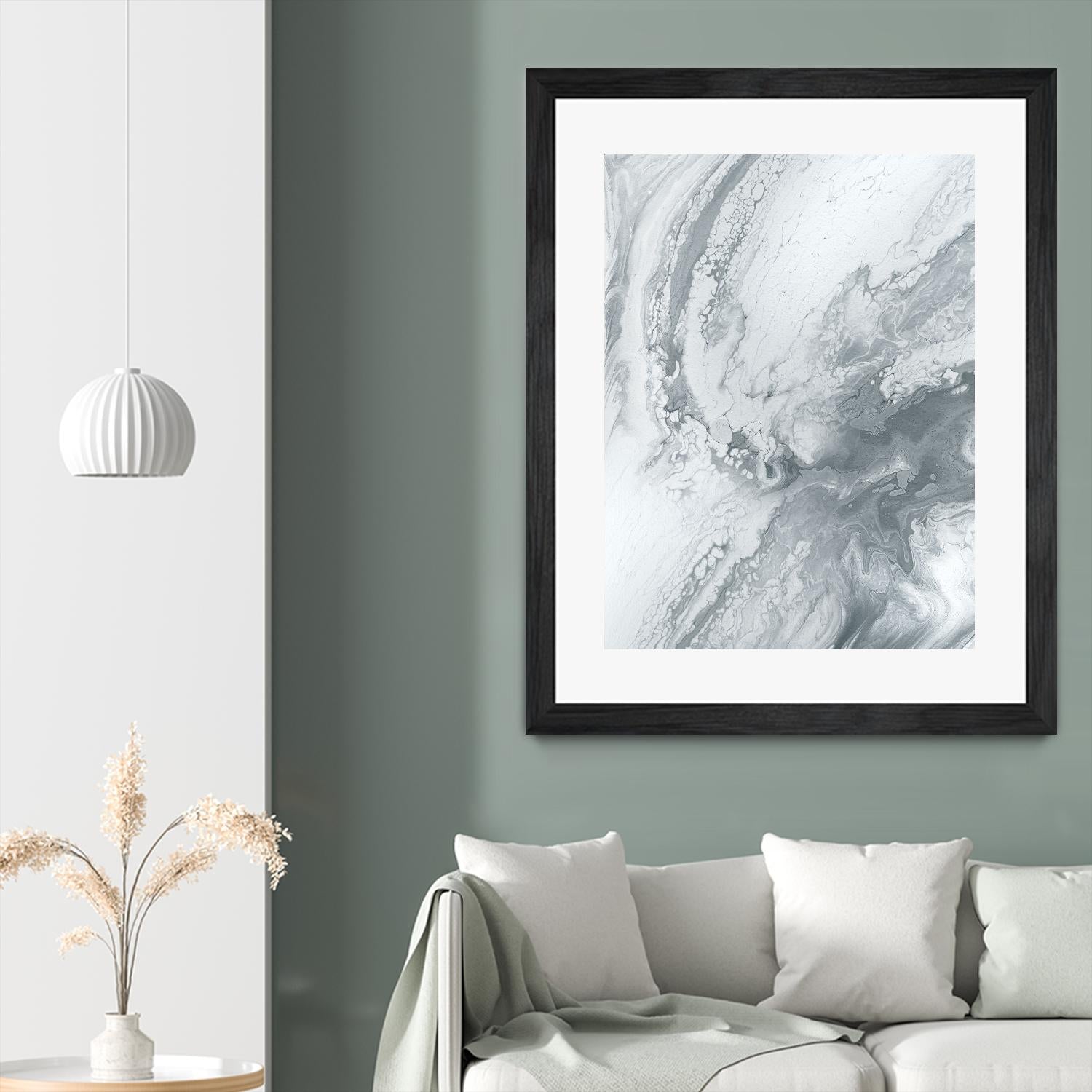 Magnetic by Alyson Mccrink on GIANT ART - grey black & white ton sur ton