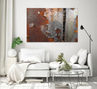 Rusty Panel  Rouille III by Jean-François Dupuis on GIANT ART - orange abstract artiste québécois