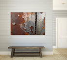 Rusty Panel  Rouille III by Jean-François Dupuis on GIANT ART - orange abstract artiste québécois